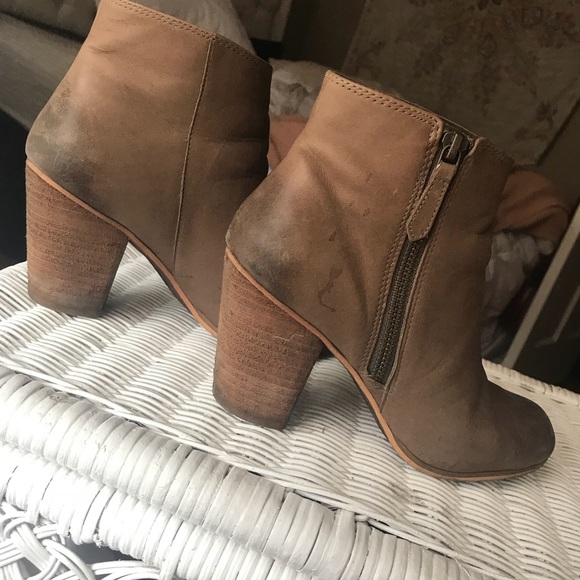 Genuine Leather Ankle Booties - Picture 2 of 4